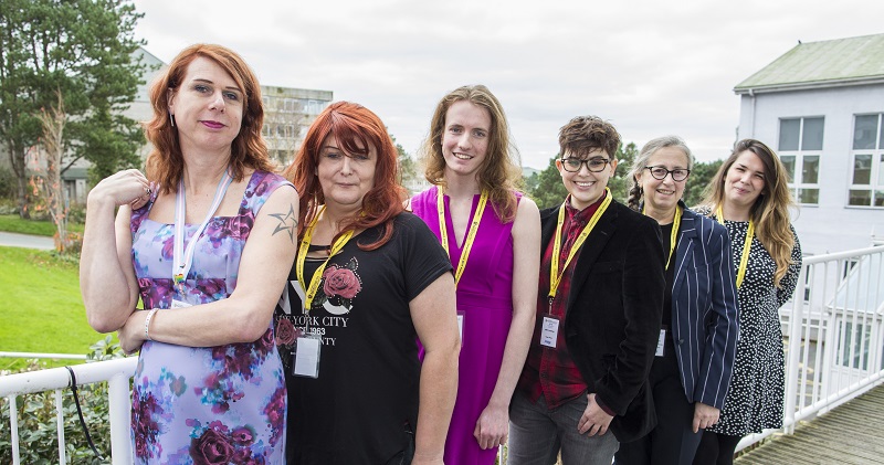 L-R: Kate Rose, Kate Hutchinson, Crash Wigley, CN Lester, Debra Croft and Ruth Fowler