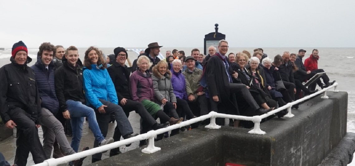 Kicking the Bar as Aberystwyth University celebrates Founders’ Day.