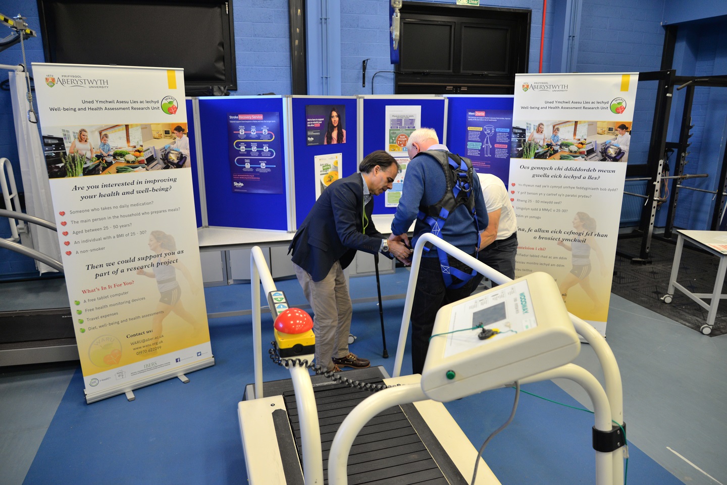The new app will help stroke patients recover at home during Covid-19 when they are unable to visit exercise facilities such as Aberystwyth University’s Sport & Exercise Department.