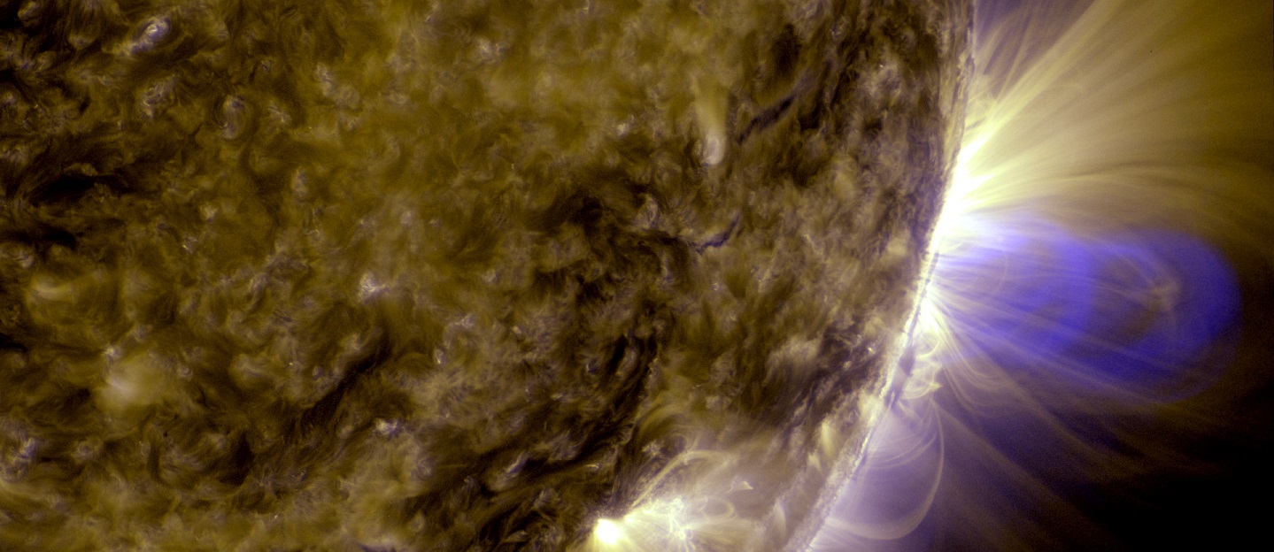 Magnetic loops on the Sun, captured by NASA's Solar Dynamics Observatory (SDO). The latest research has confirmed the presence of torsional magnetic plasma waves on the surface of the Sun, as predicted by over 70 years ago. Image credit: NASA