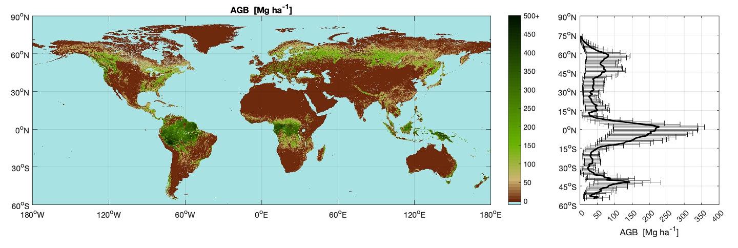 Satellite map produced by the project