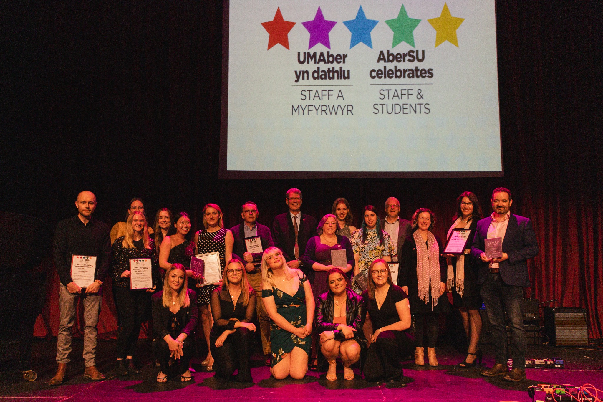 Winners of the AberSU Staff and Student Awards 2022