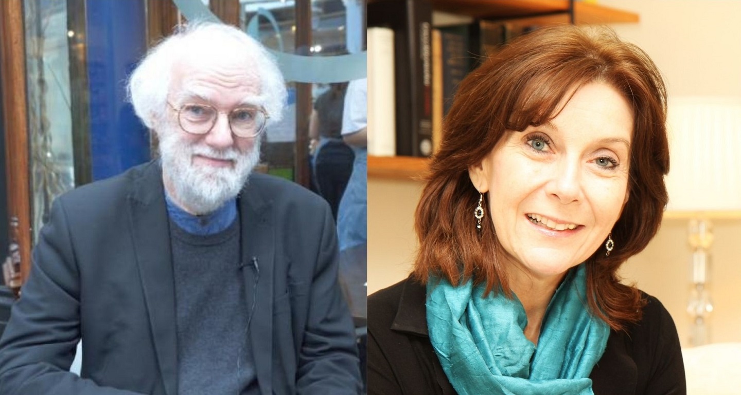 Professor Rowan Williams and Professor Mererid Hopwood.