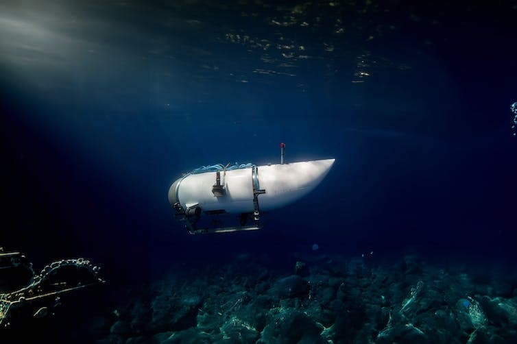 An artist’s impression of the Titan submersible. Amnat Phomuang/Shutterstock