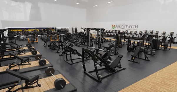 Artist impression of how the new self-powered gym will look.