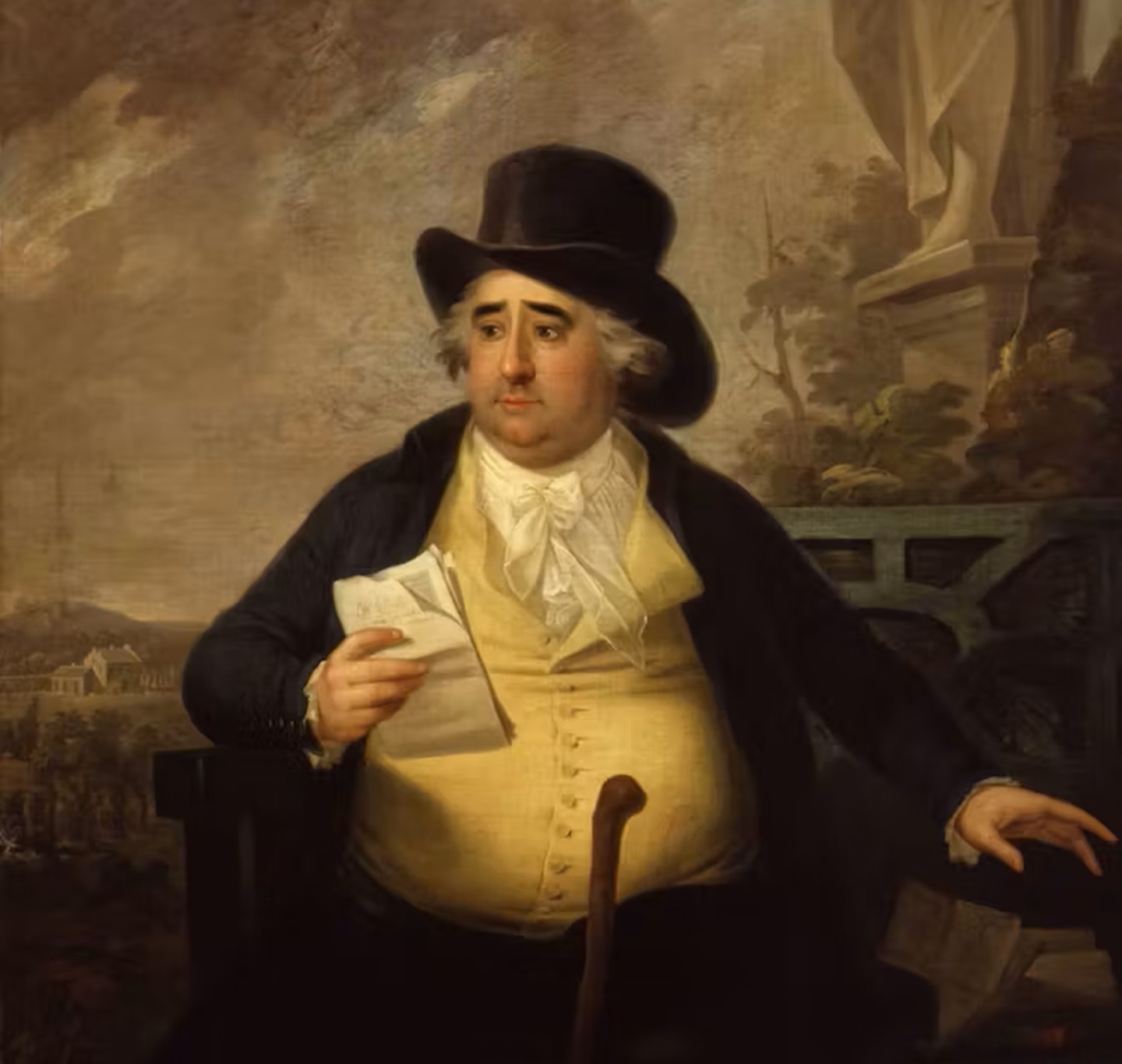 Portrait of Charles Fox by Karl Anton Hickel from 1794. Anton Hickel/National Portrait Gallery