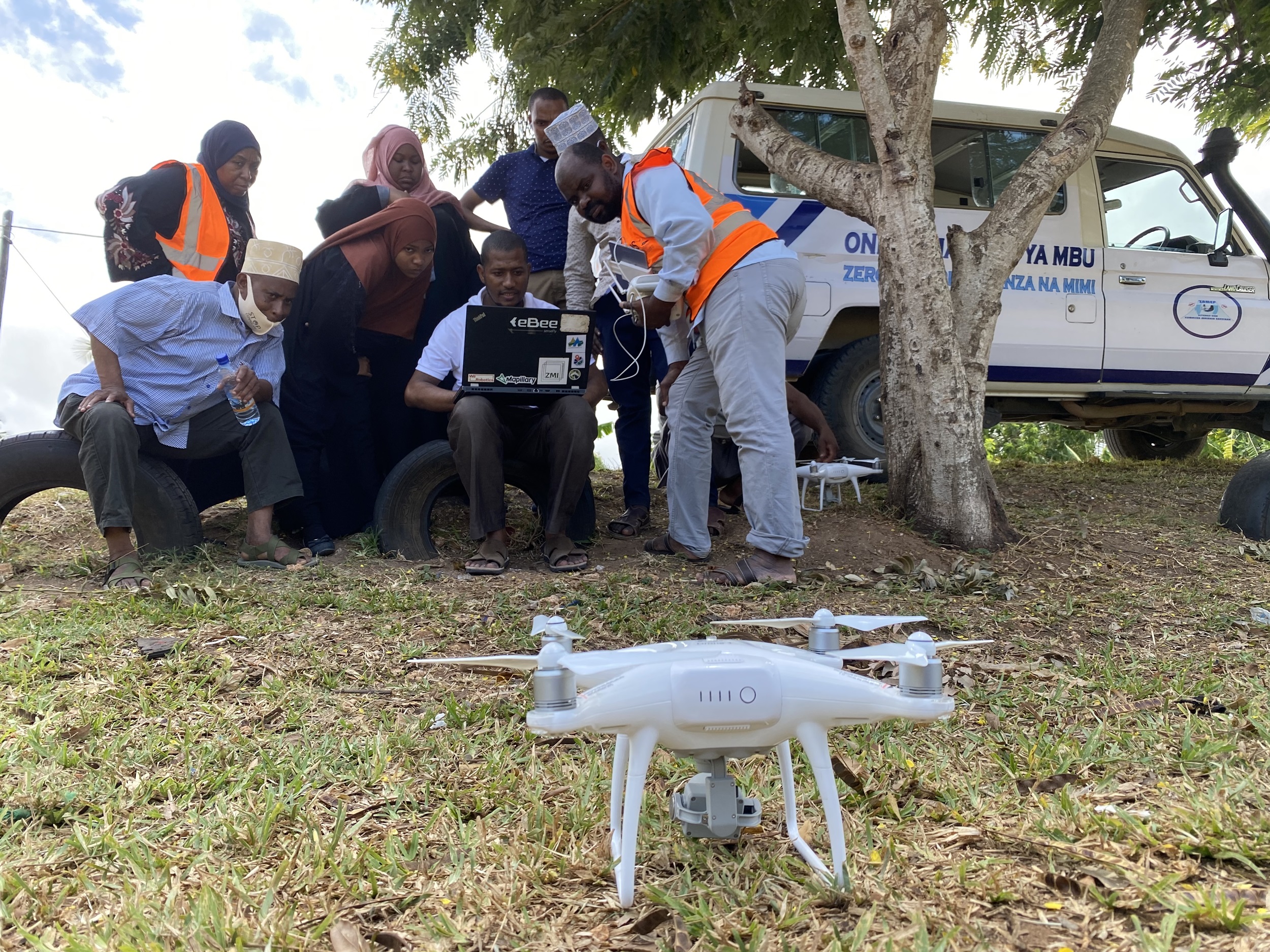 Drones are being used to find aquatic habitats that mosquitoes use to breed