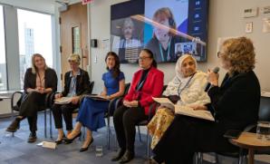 Dr Rebecca Zerk at a United Nations panel discussion