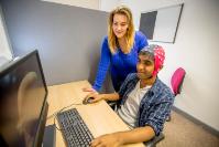 An EEG test at Aberystwyth University&rsquo;s Psychology Department.