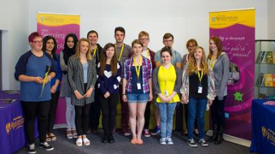 The Summer University students on their last day with the department