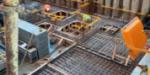 Pour of high-level basement concrete slab. 