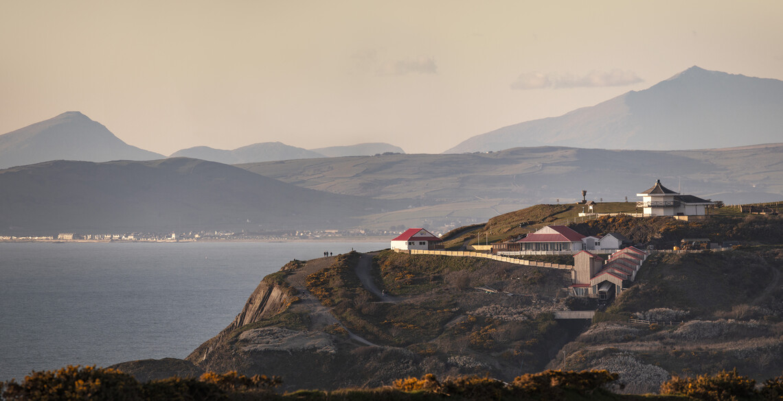 A view of Aberystwyth town