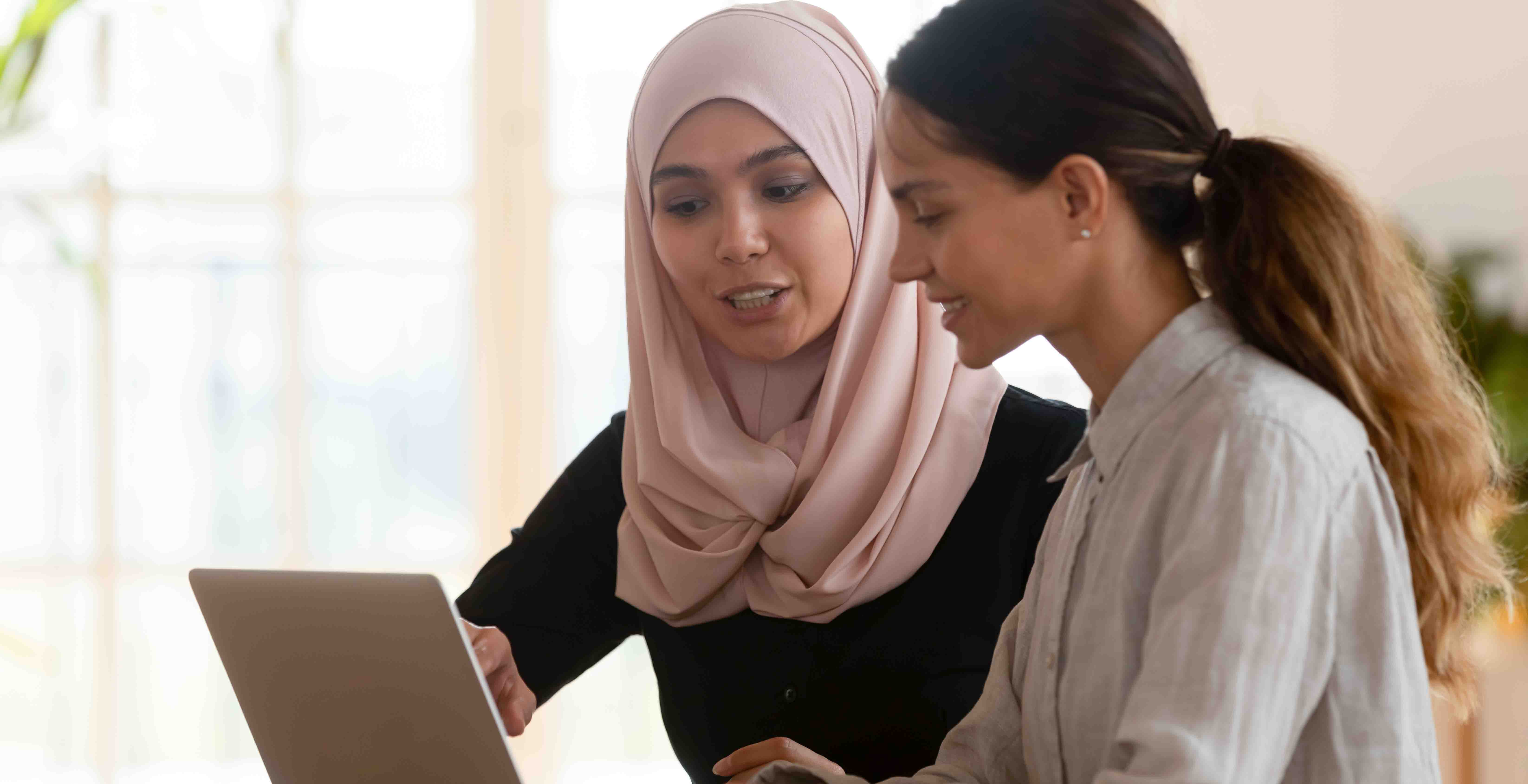 student learning with a lecturer