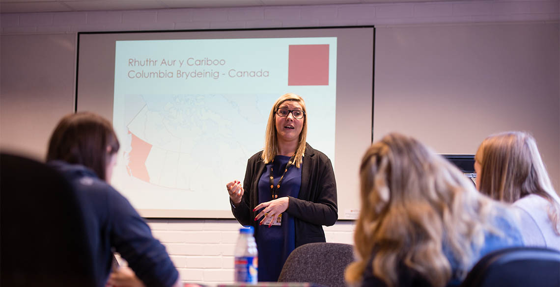 Welsh Medium Study Bursary; Welsh lecturer; Welsh lecture