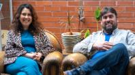 Dr Kate Woodward and Dr Greg Bevan from the Department of Theatre, Film and Television Studies at Aberystwyth University.