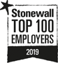 Stonewall - Top 100 employer 2019