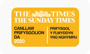 Canllaw Prifysgolion Da 2020 - Prifysgol y flwyddyn yng Yngymru