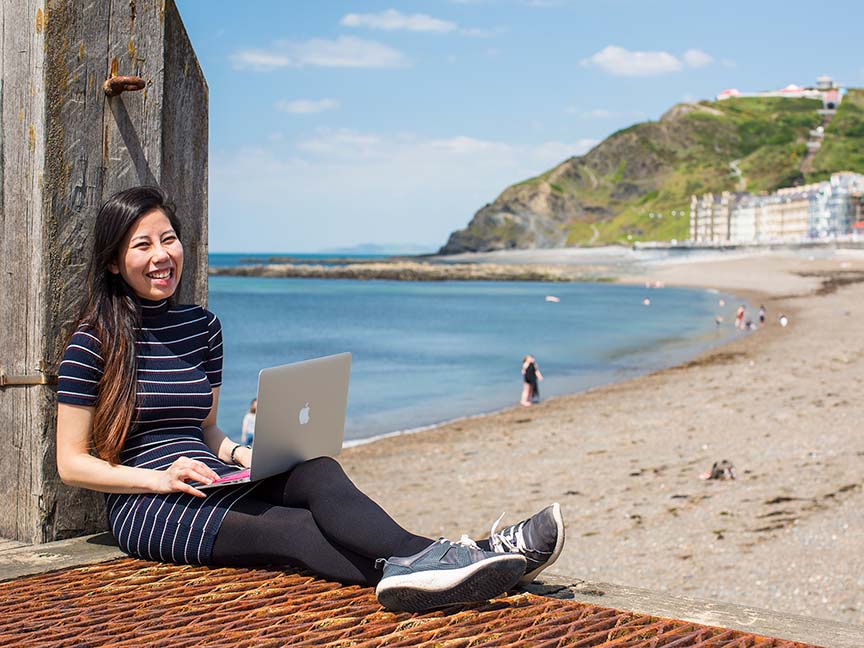 Aberystwyth students