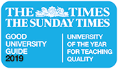 Good University Guide 2019 - University of the year for teaching quality
